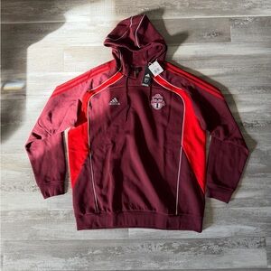 Adidas TRV Toronto FC Hoodie Adult Size 2XL  Soccer Sweatshirt MLS NWT